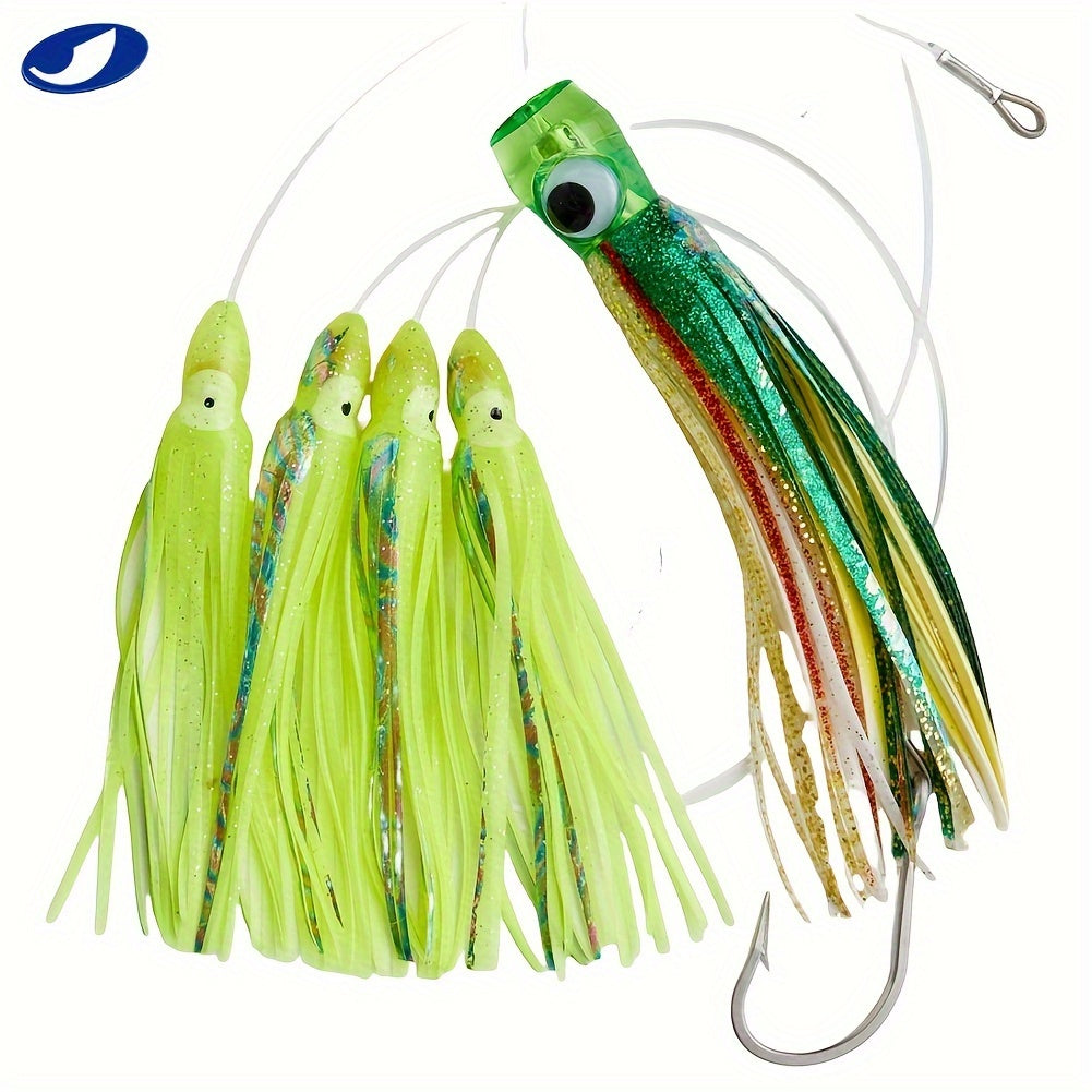 Premium Fully Rigged Chugger Lure for Deep Sea Fishing