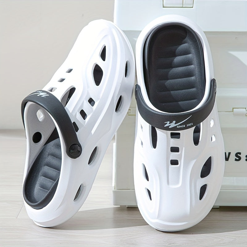 Fashion Forward Hollow Out Slippers for Trendsetting Men