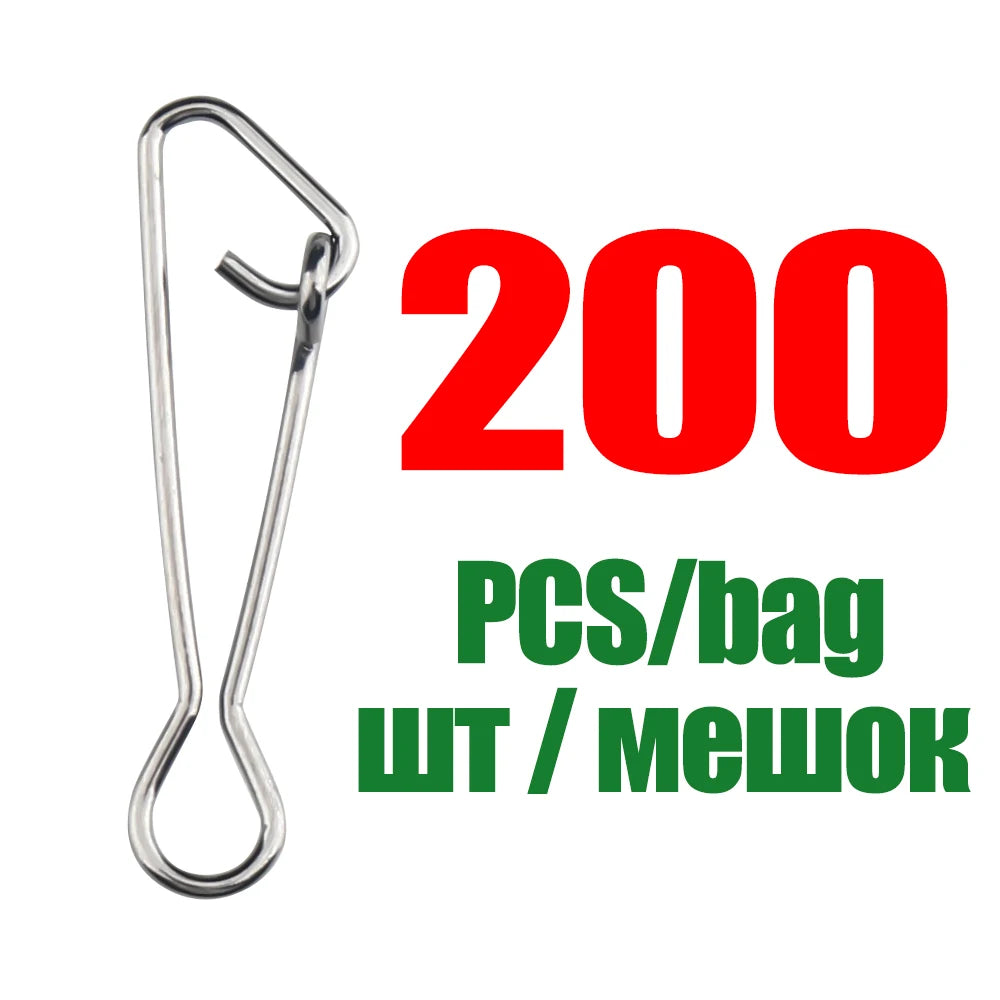 HookUpCo. Fishing Swivels Connectors 100/200pcs - HookUpCo.