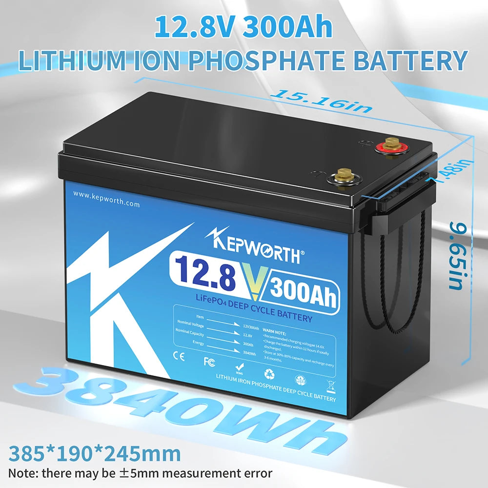 HookUpCo. 300Ah LiFePO4 Battery for All Needs - HookUpCo.