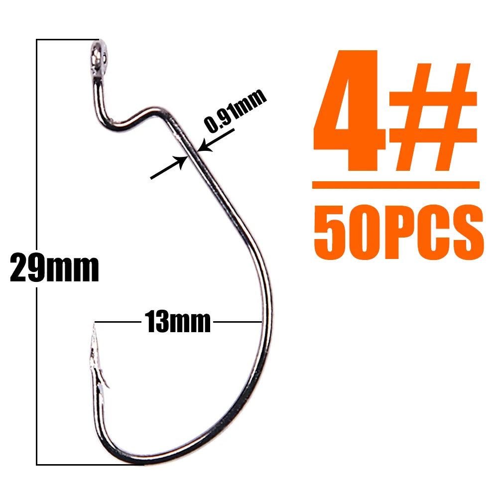HookUpCo. High Carbon Fishing Hooks - HookUpCo.