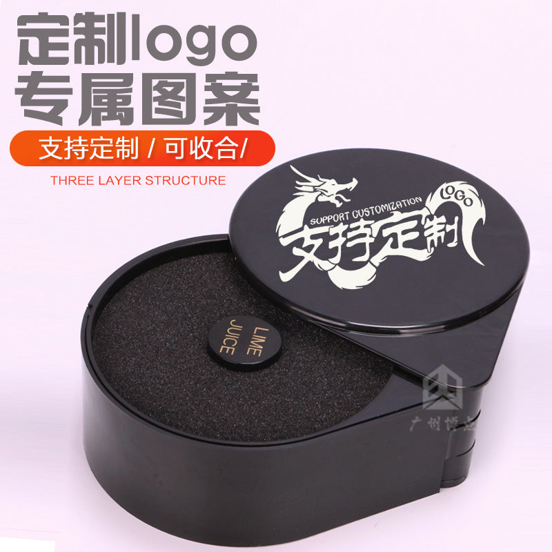 HookUpCo. Three-Layer Cocktail Seasoning Box