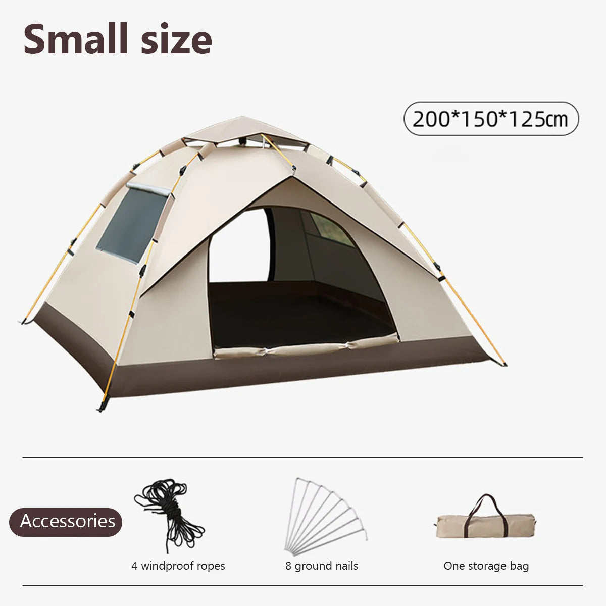 HookUpCo. Waterproof Automatic Camping Tent - HookUpCo.