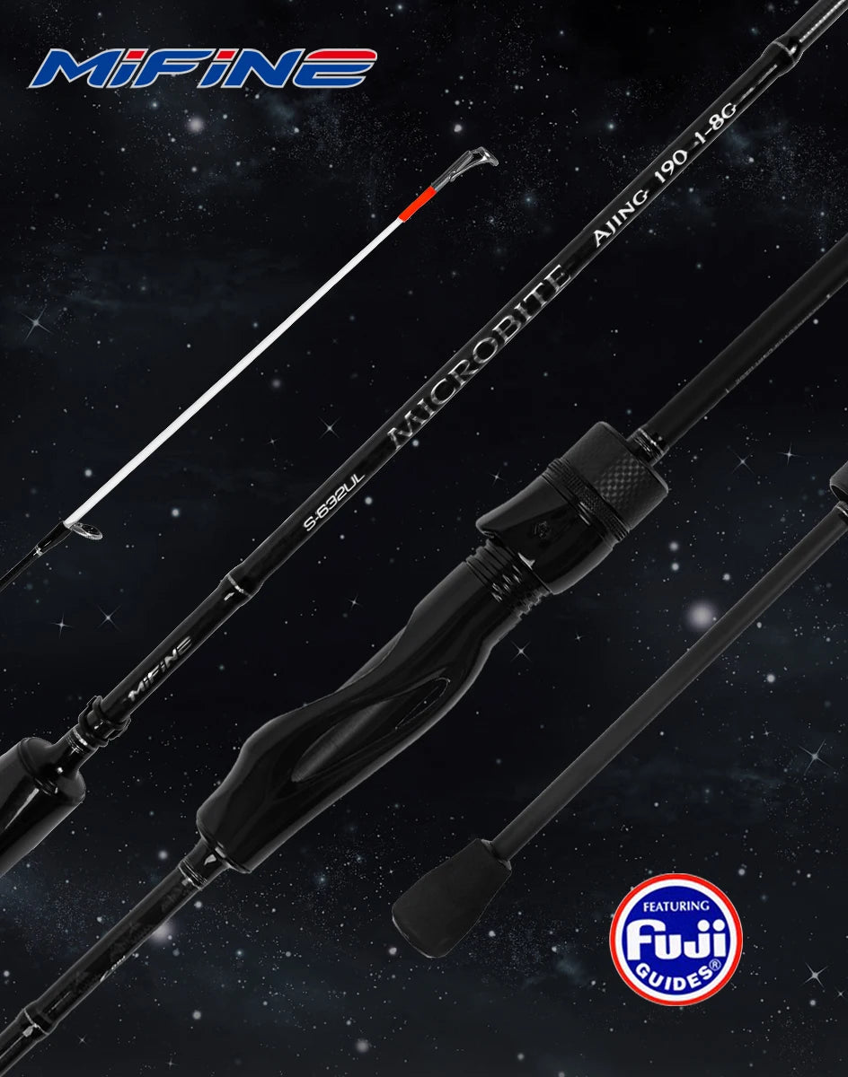 Ultralight Spinning Rod for Perch and Bass Fishing - 40 Ton Carbon