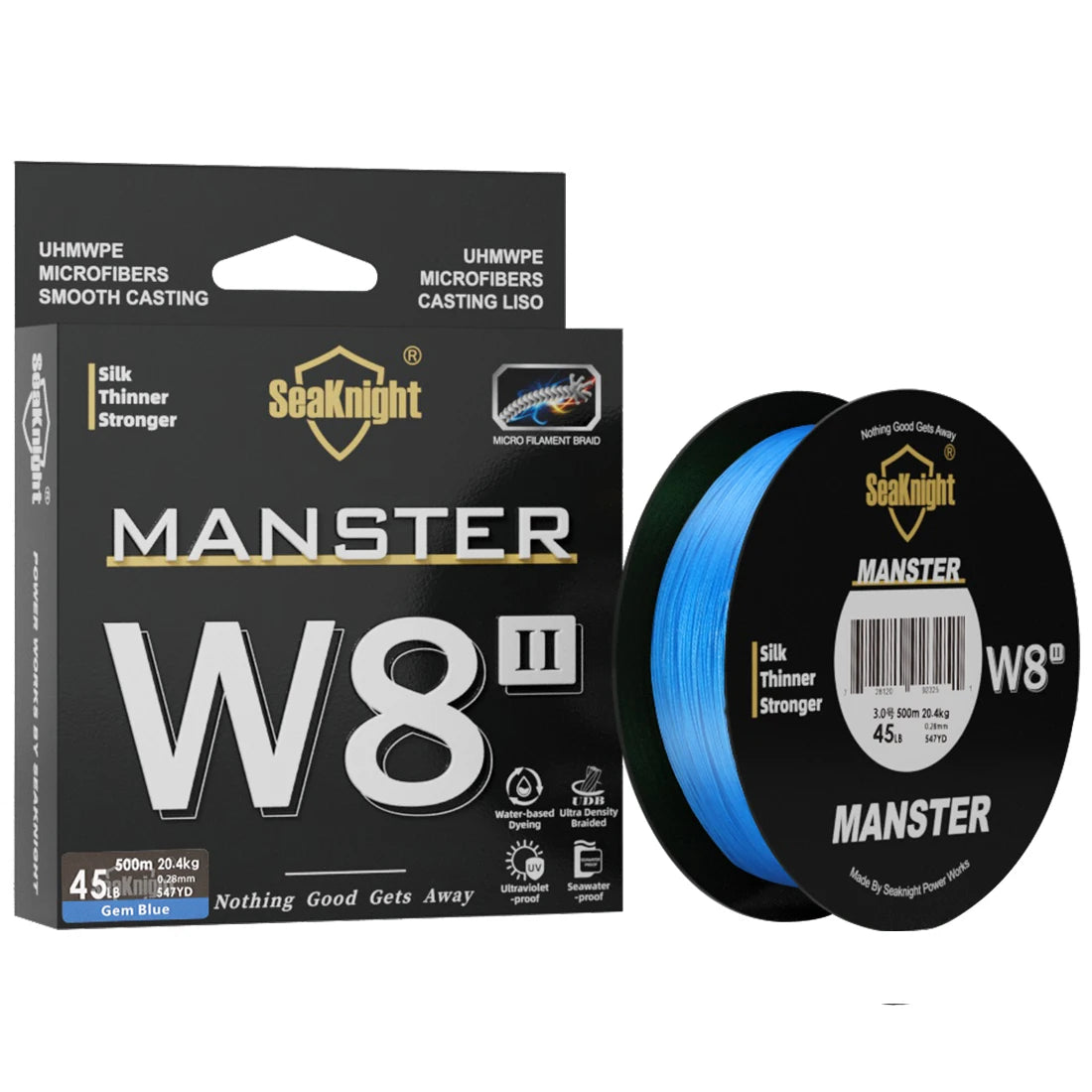 HookUpCo. 8-Strand Braid Fishing Line 150M-500M