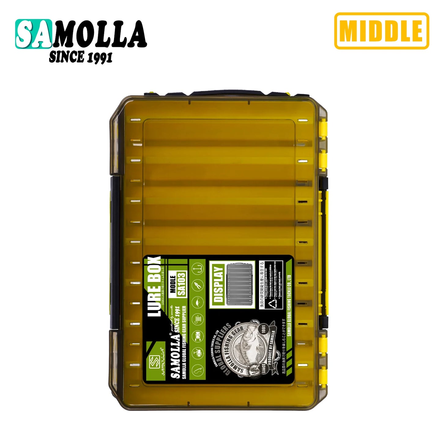 HookUpCo. Double-Sided Fishing Tackle Box - HookUpCo.