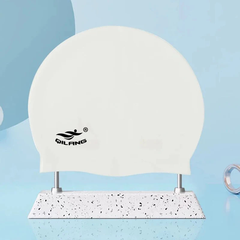 HookUpCo Waterproof Swim Caps