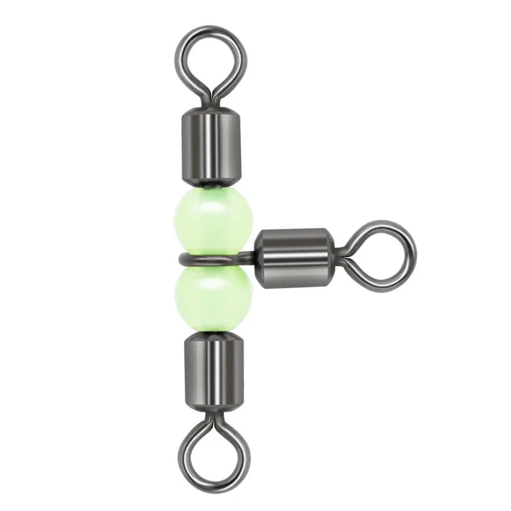 HookUpCo. 10-Piece Luminous Fishing Swivels Set - HookUpCo.