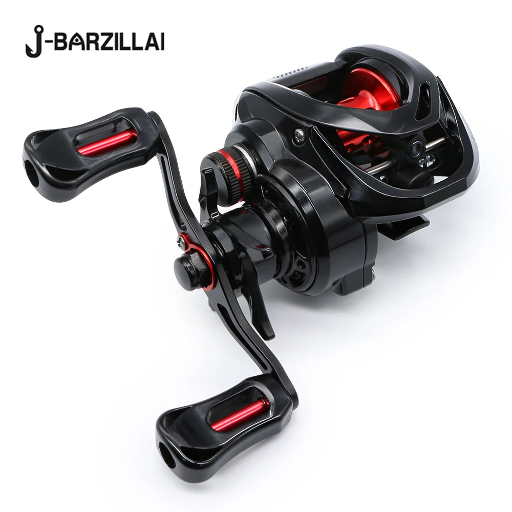 HookUpCo. J-Barzillai 5+1BB Baitcasting Reel, 8kg Drag