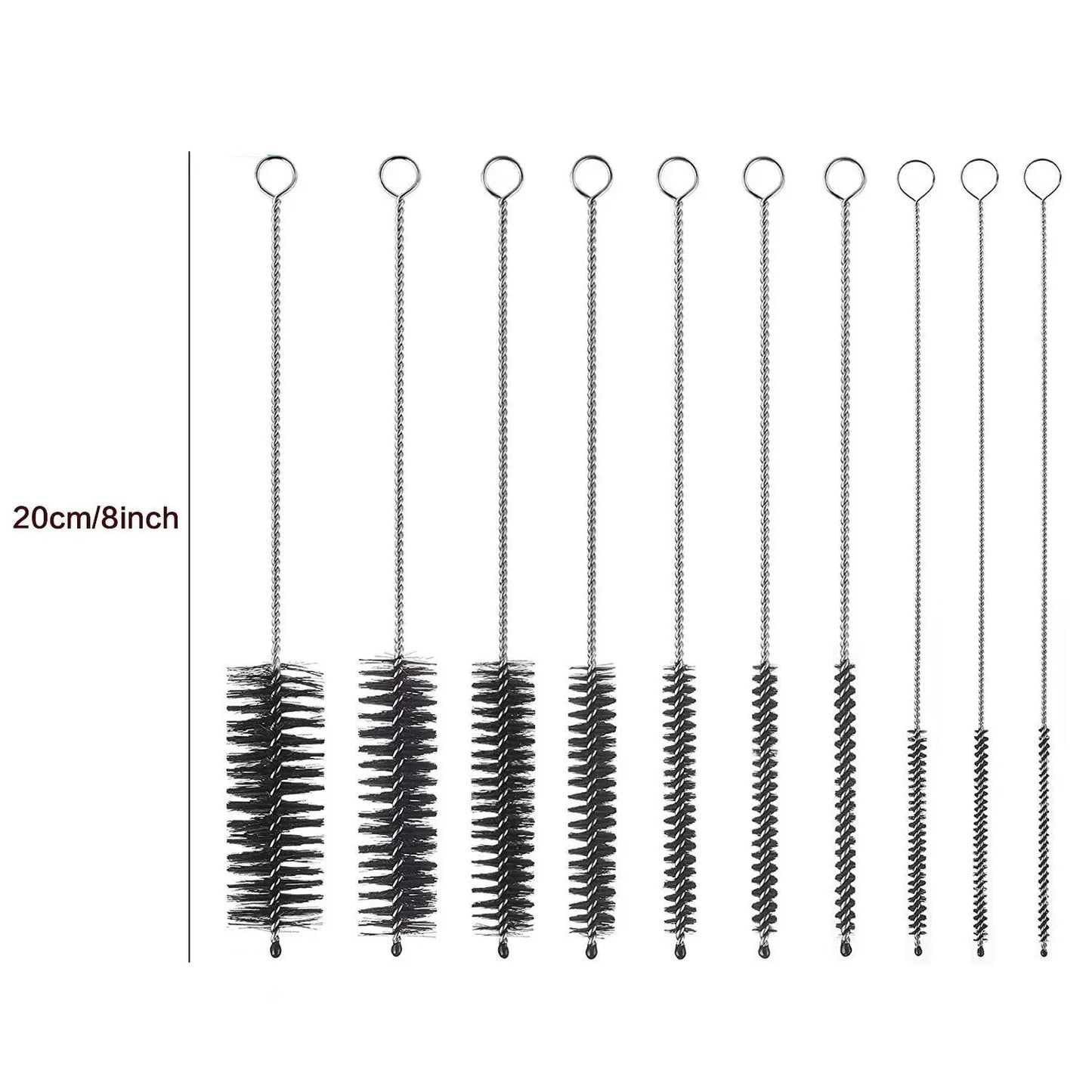 Versatile Stainless Steel Bottle Brushes