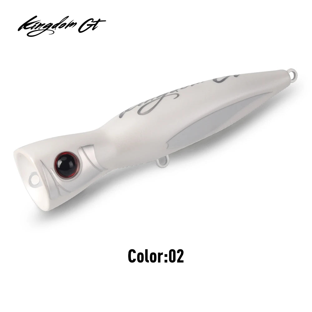 HookUpCo. Topwater Popper Lure for Saltwater Fishing - HookUpCo.