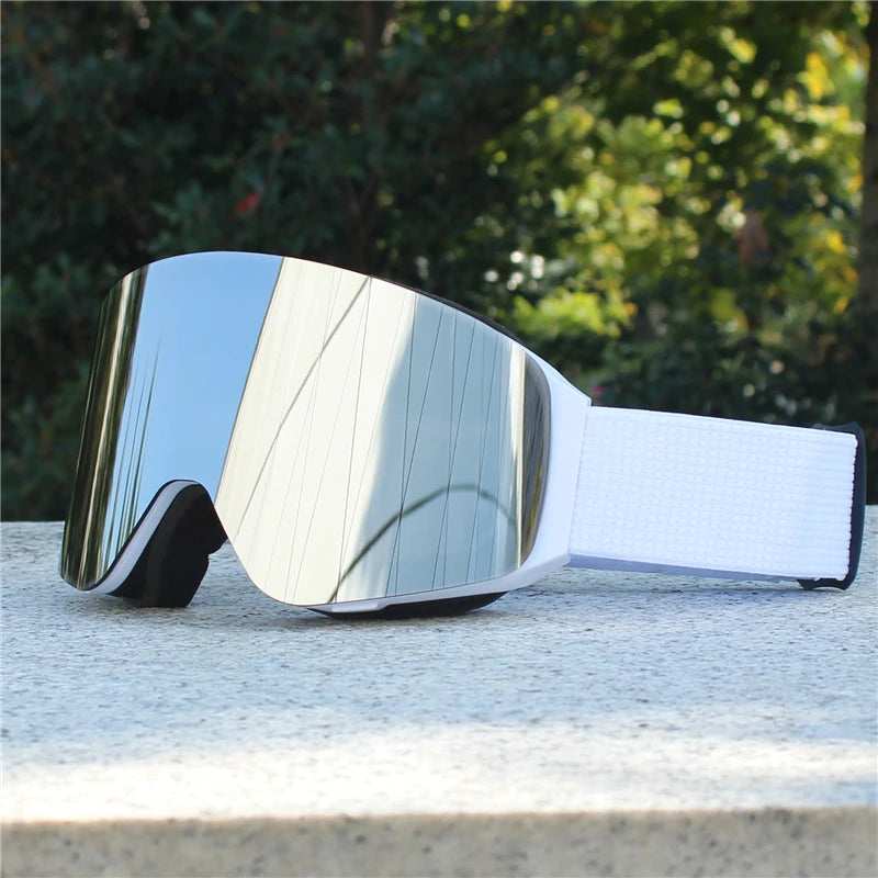 HookUpCo. Magnetic Anti-Fog Double Layer Ski Goggles