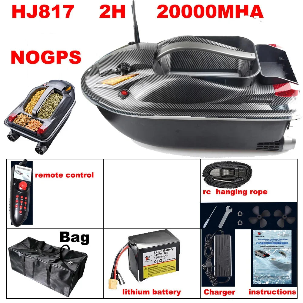HookUpCo. GPS Bait Boat for Night Fishing