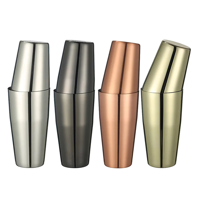 HookUpCo. 800ml Boston Cocktail Shaker Set for Mixology