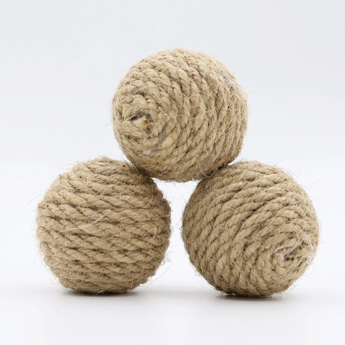 HookUpCo. Interactive Hemp Rope Cat Toy Ball