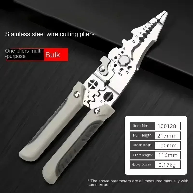 HookUpCo. Multi-Functional Electrician Pliers for Professionals