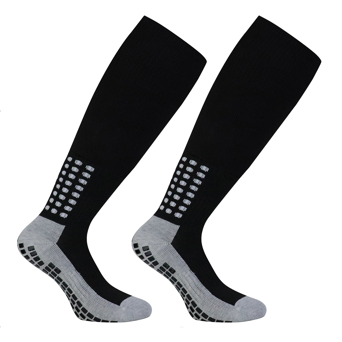 Professional Long Soccer Socks with Non-Slip Silicone Grip