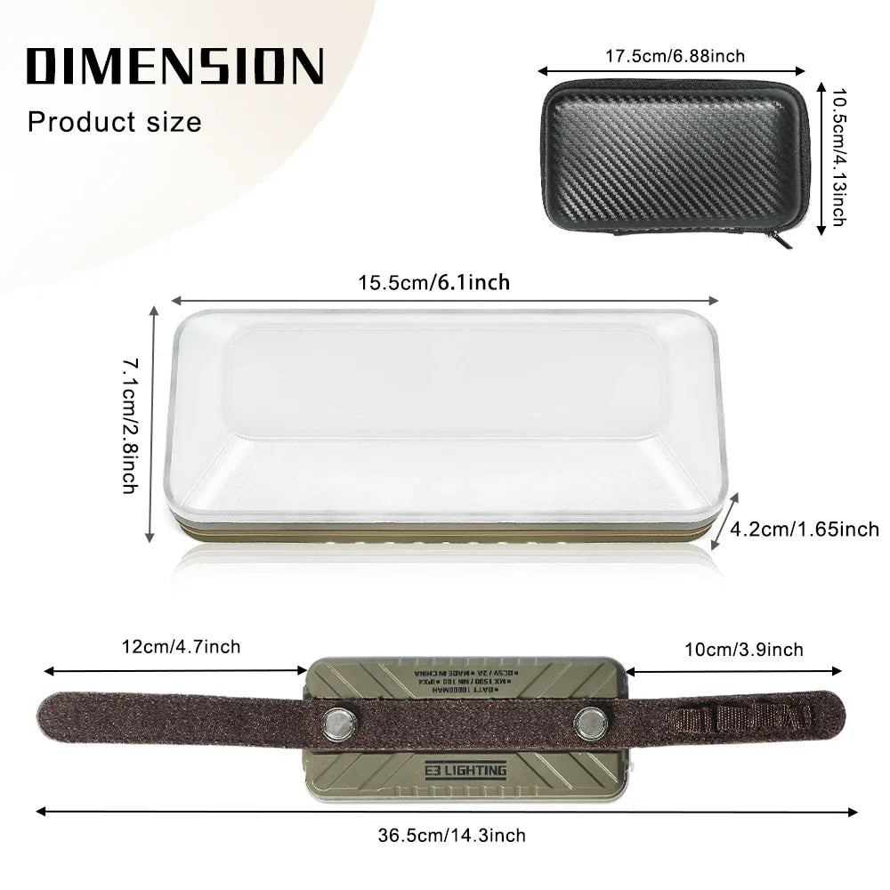 USB Rechargeable Camping Lantern - 1500LM High Power LED Light