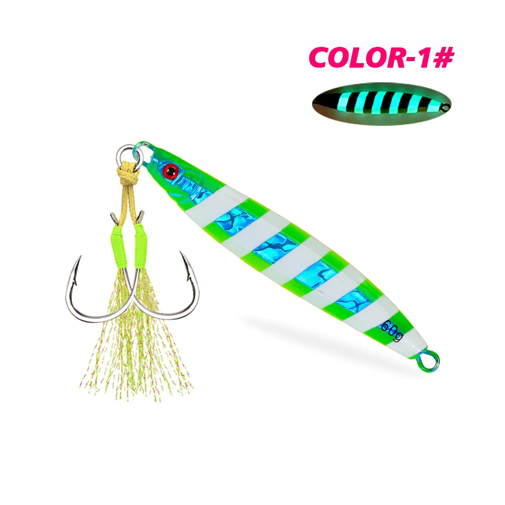 HookUpCo. Luminous Jigging Lure - HookUpCo.