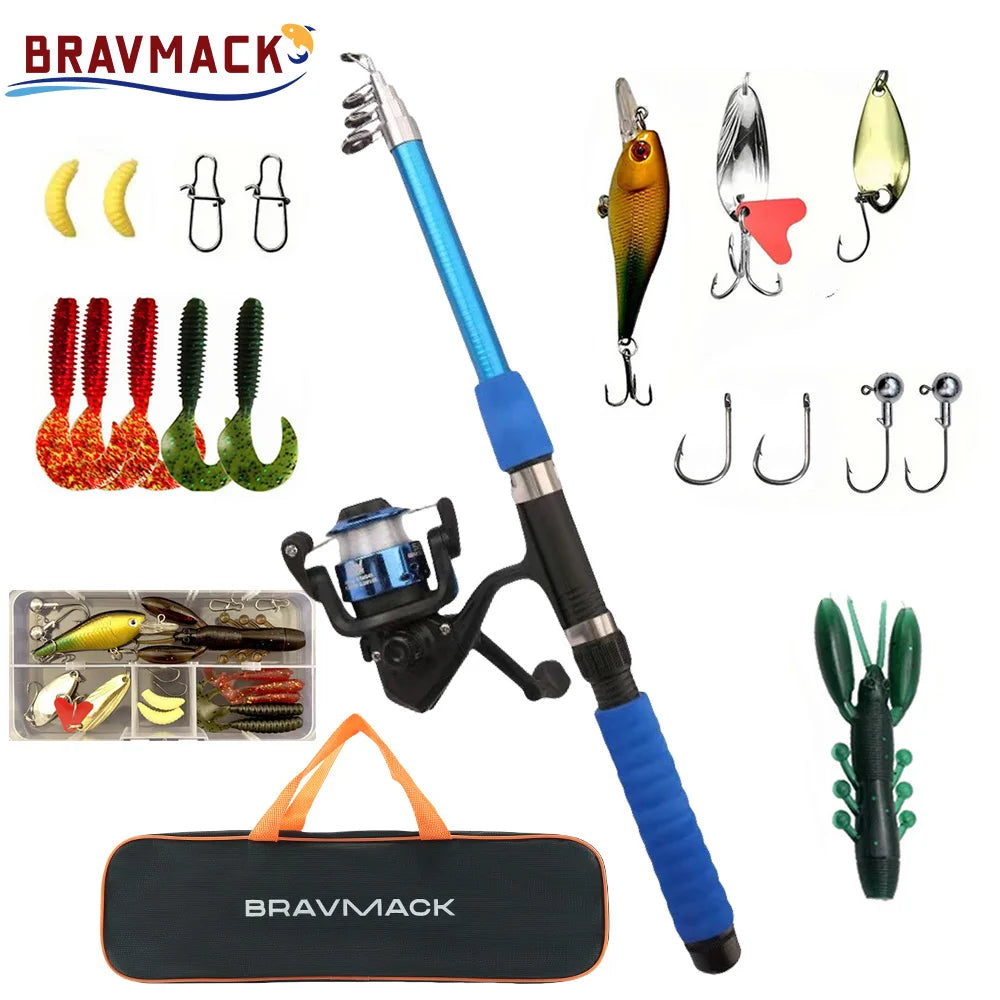 HookUpCo. Telescopic Fishing Set - HookUpCo.