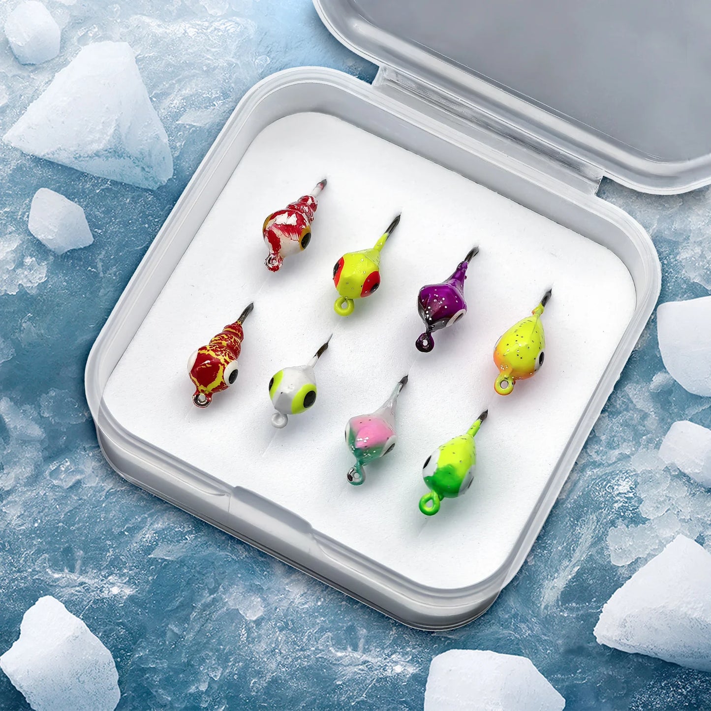 HookUpCo. Ice Fishing Jig Kit for Pike & Perch