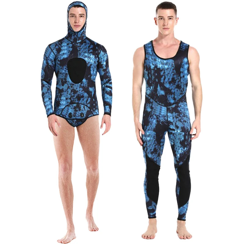 3mm Camouflage Wetsuit for Spearfishing and Diving