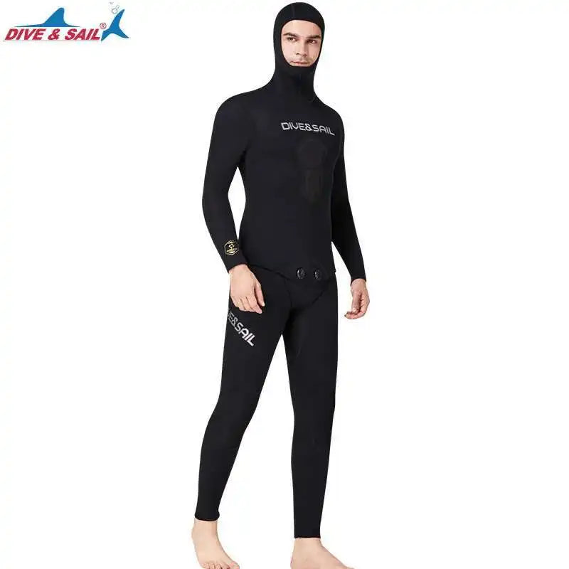 Men's Spearfishing Open Cell Free Diving Camouflage Fullsuit 1.5MM