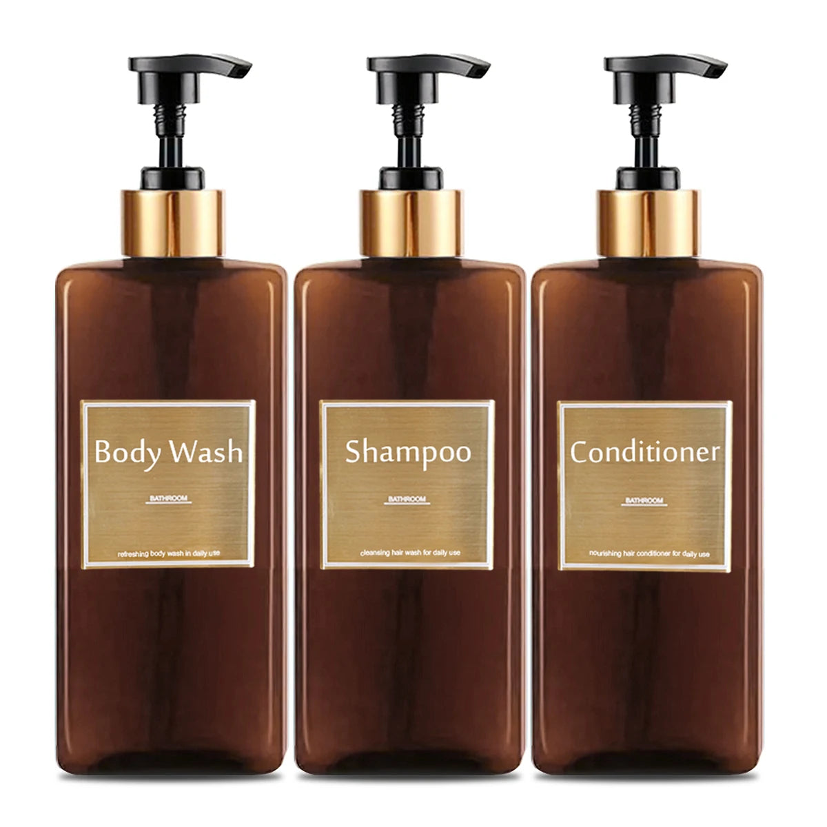 HookUpCo. Refillable Soap Dispenser Set