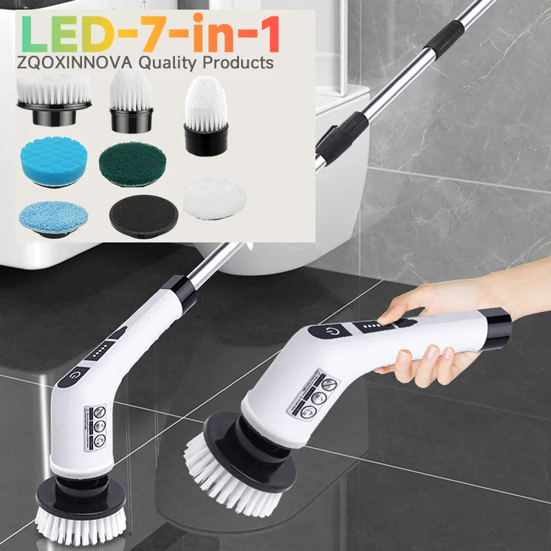 Cordless Spin Scrubber for Easy Cleaning