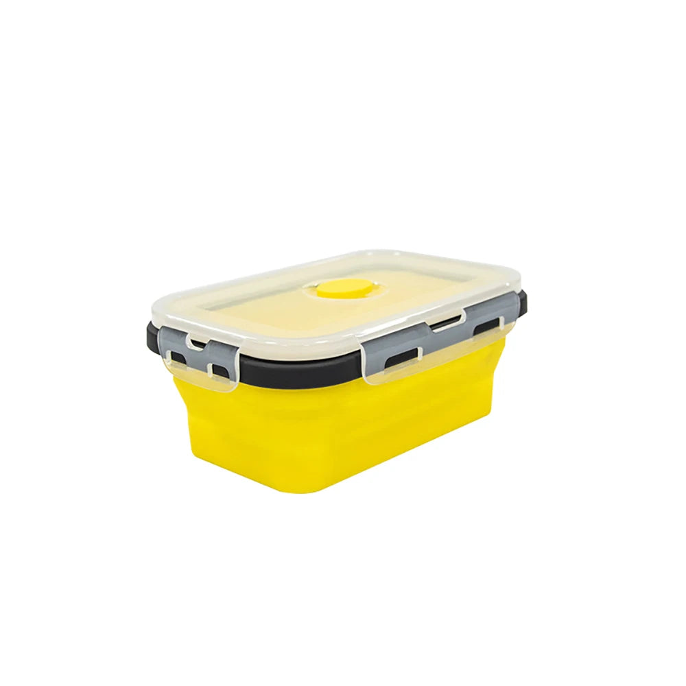 HookUpCo. Portable Silicone Folding Lunch Box