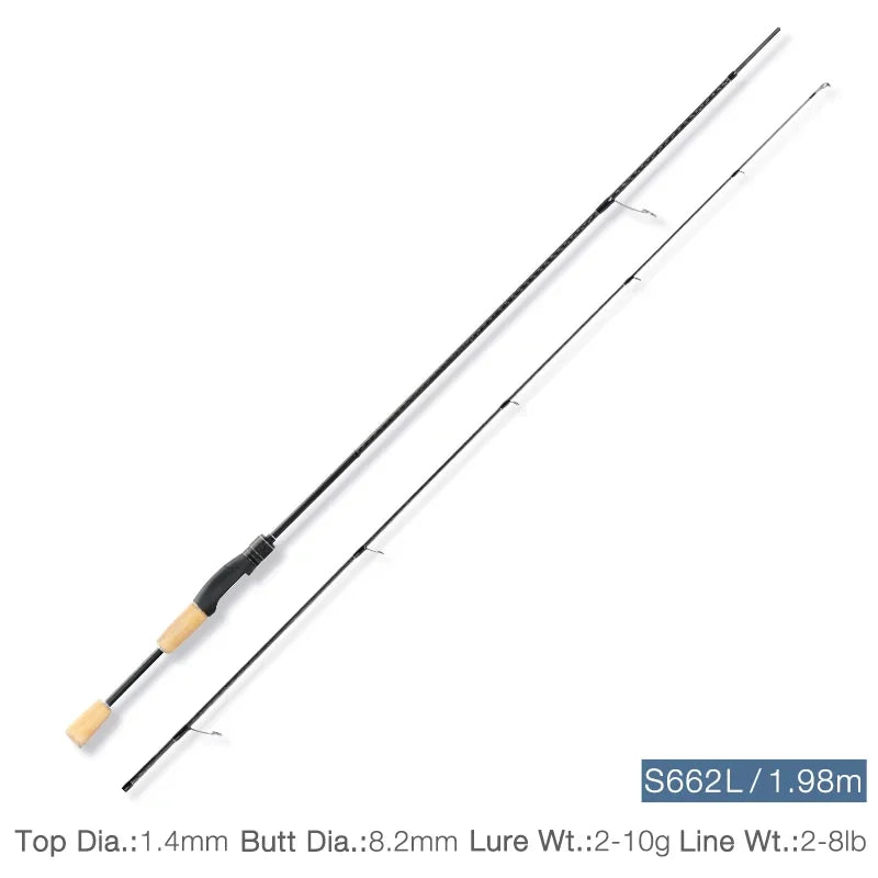HookUpCo. Light Game Spinning Rod for Trout - HookUpCo.