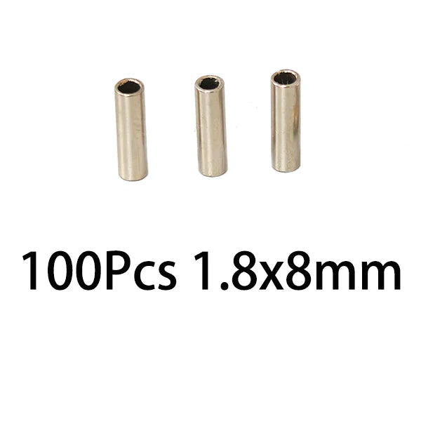 Durable Copper Crimp Sleeves for Fishing Lines