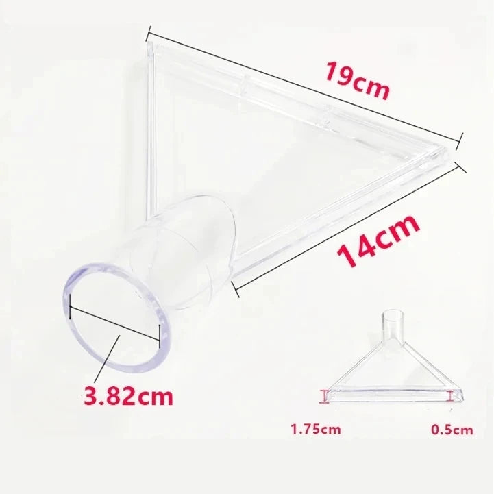 Transparent Spin Brush Nozzle 38mm