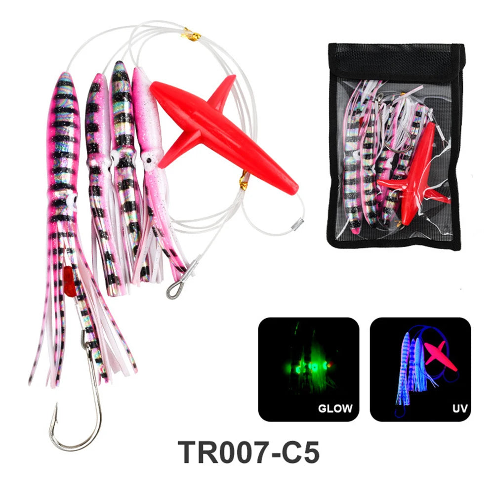 HookUpCo. Wahoo Fishing Teaser Rigged Lure - HookUpCo.