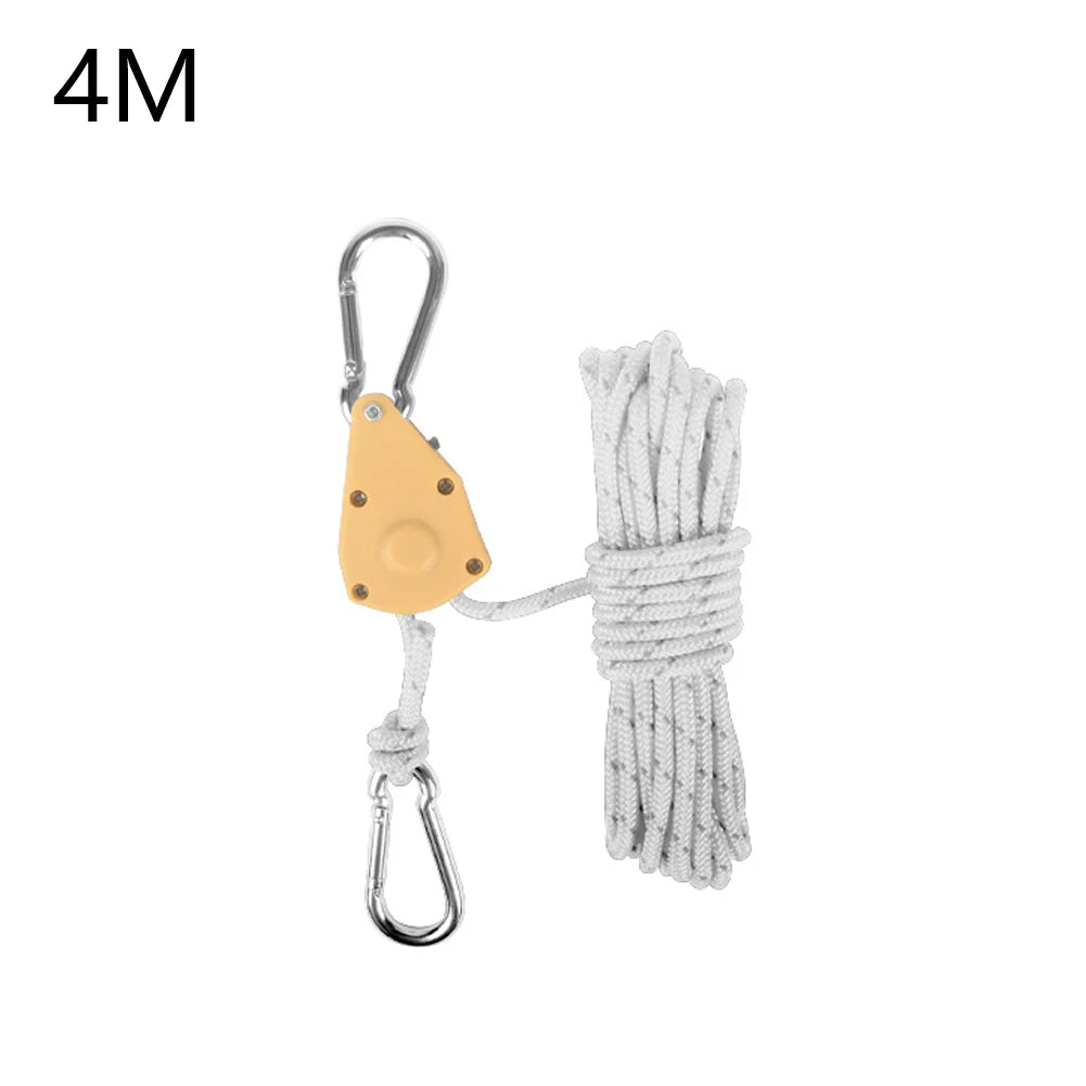 HookUpCo. Adjustable Tent Rope Hanger Pulley - HookUpCo.