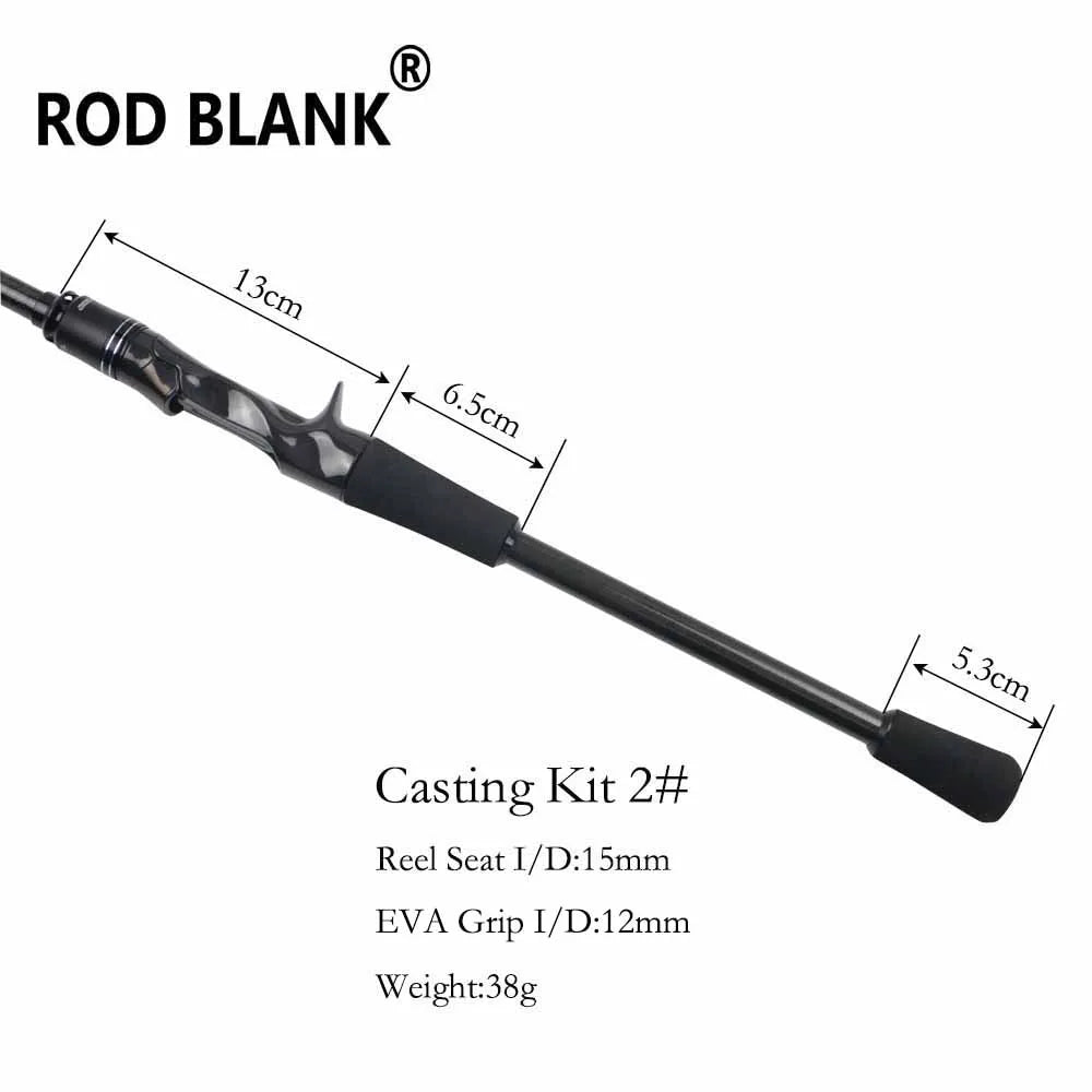 HookUpCo. Carbon Fiber Fishing Rod Handle Kit - HookUpCo.