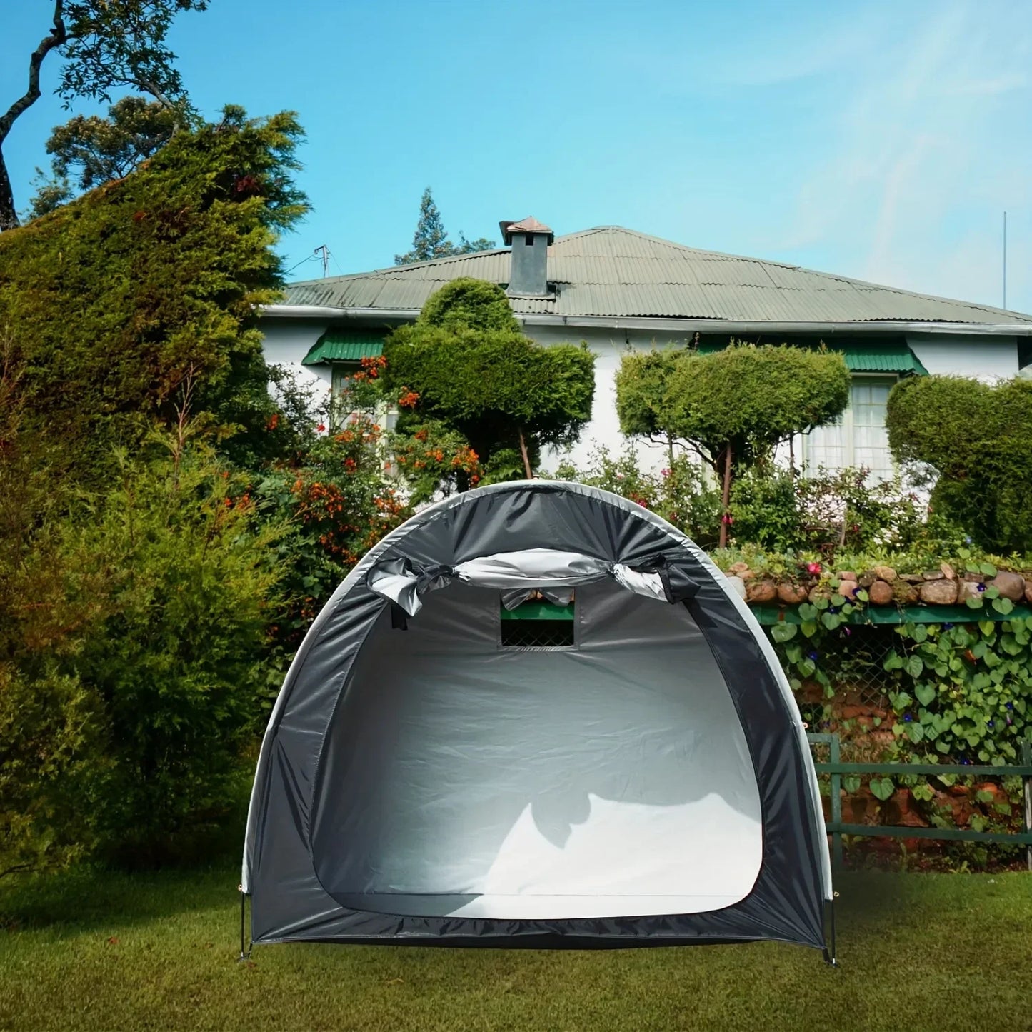 Spacious Waterproof Bike Storage Tent