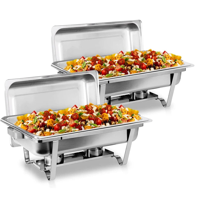 Stainless Steel 8QT Chafing Dish Set for Catering Events