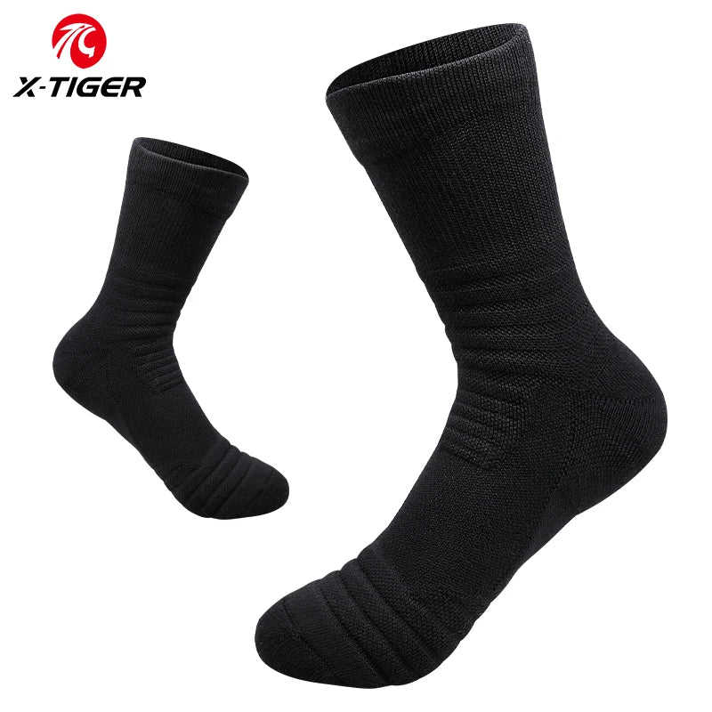 HookUpCo. Breathable Cotton Cycling Socks for All Sports