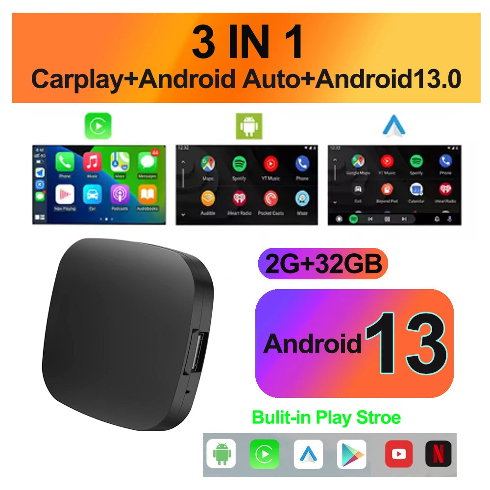 HookUpCo. Wireless CarPlay Adapter for Android 13 - HookUpCo.