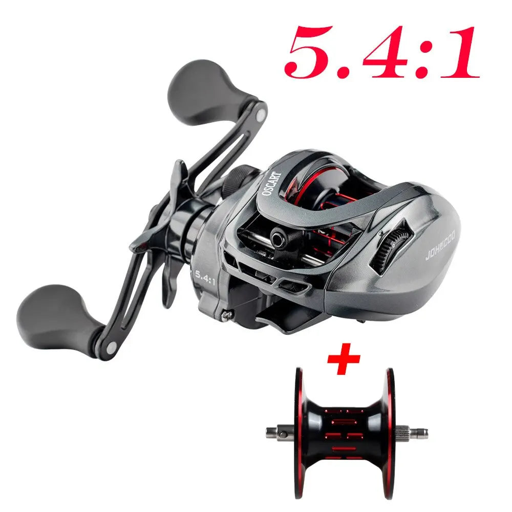 HookUpCo. Saltwater Baitcasting Reel with Spare Spool - HookUpCo.