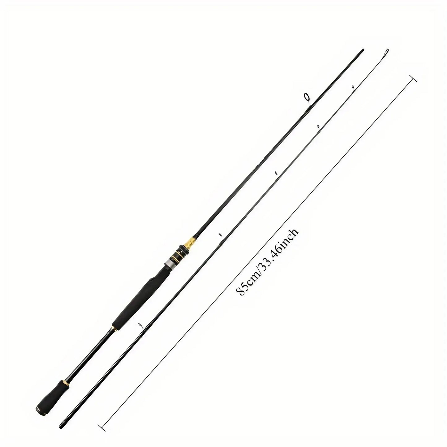 HookUpCo. 65" Lightweight Carbon Fiber Fishing Rod - HookUpCo.
