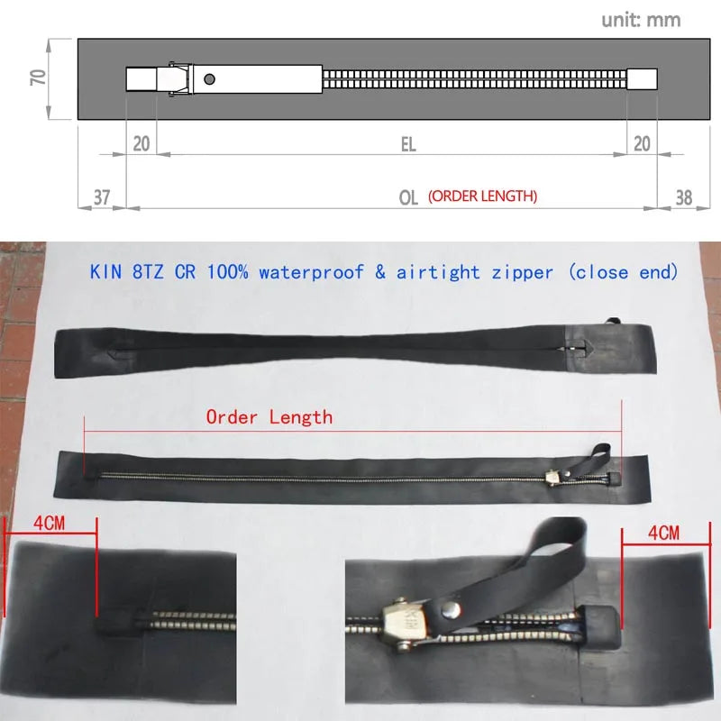 HookUpCo. Waterproof Zipper Repair