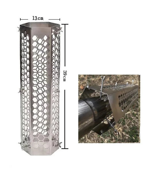 HookUpCo. Steel Chimney Pipe for Wood Stoves
