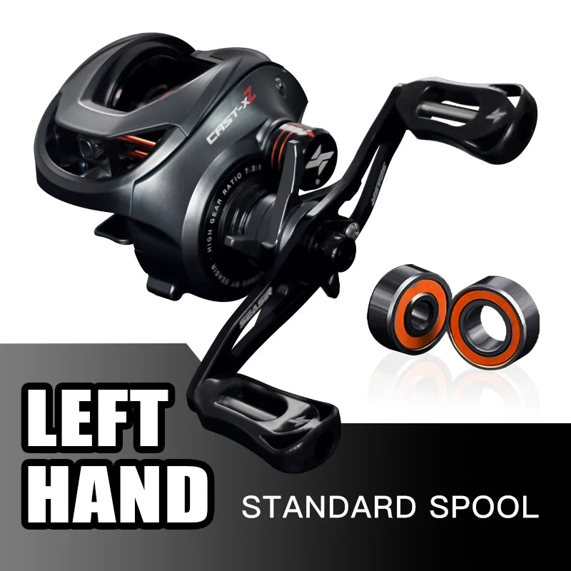 HookUpCo. Cast-X2 High-Speed Baitcasting Reel