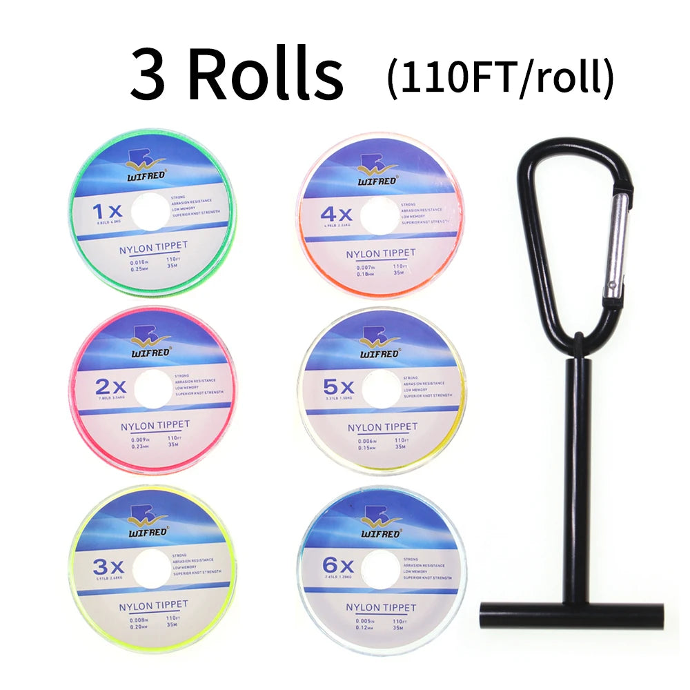 Clear Nylon Monofilament Tippet Line for Fishing - HookUpCo.