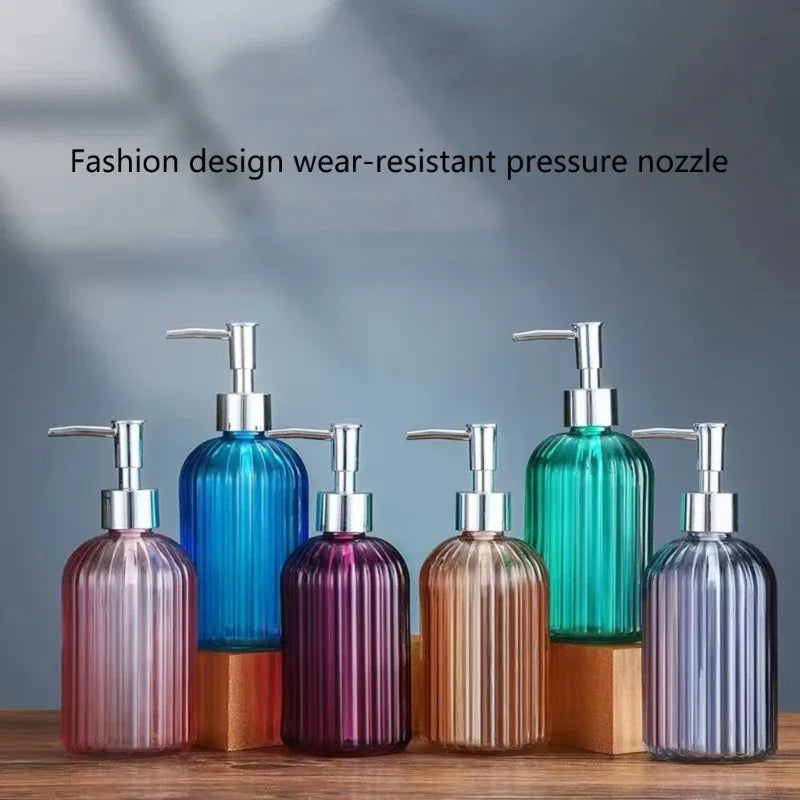 Clear Glass Soap Dispenser for Home Use