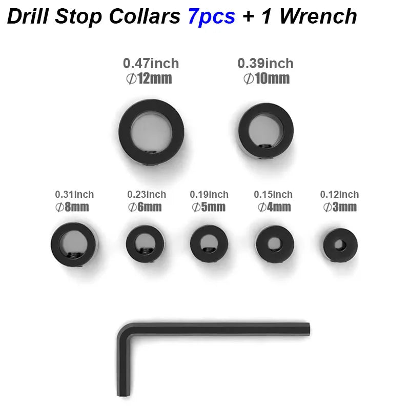 HookUpCo Metric Drill Stop Collar