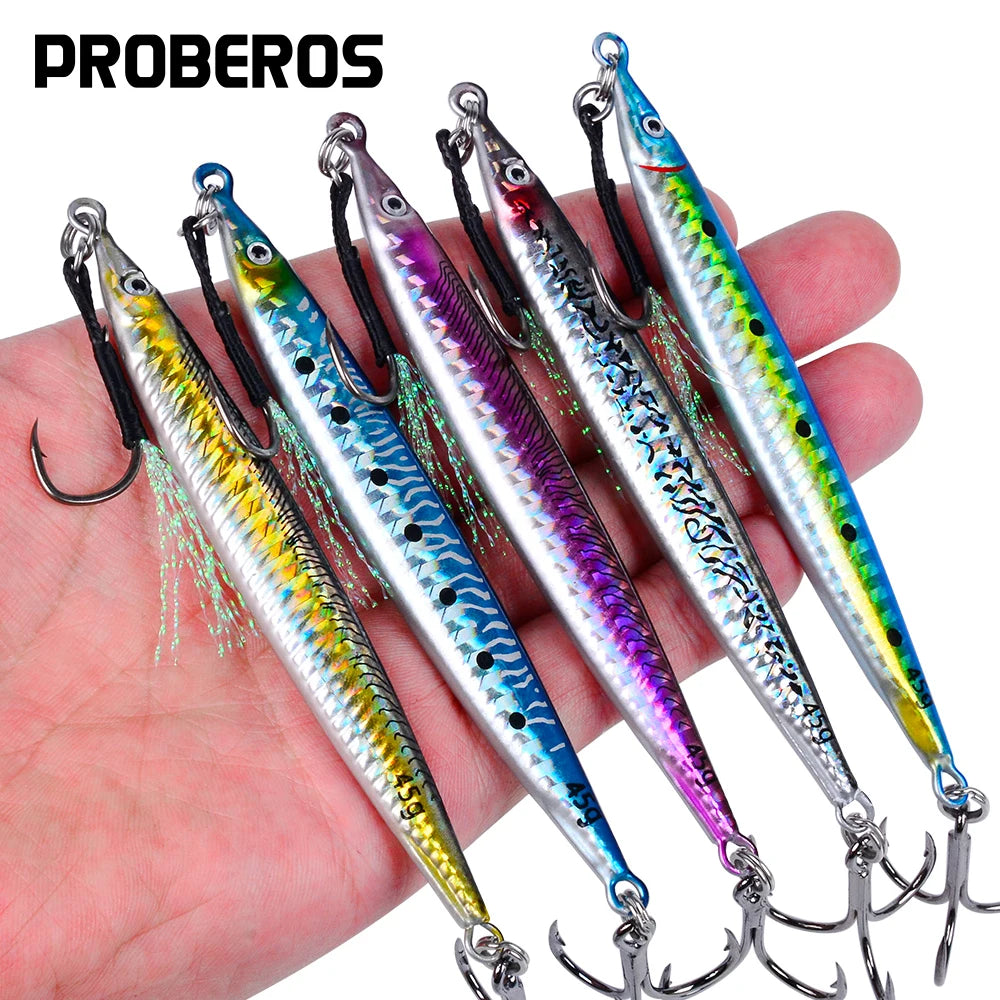 Realistic 3D Printed Saltwater Fishing Lures - 5 Pack Set