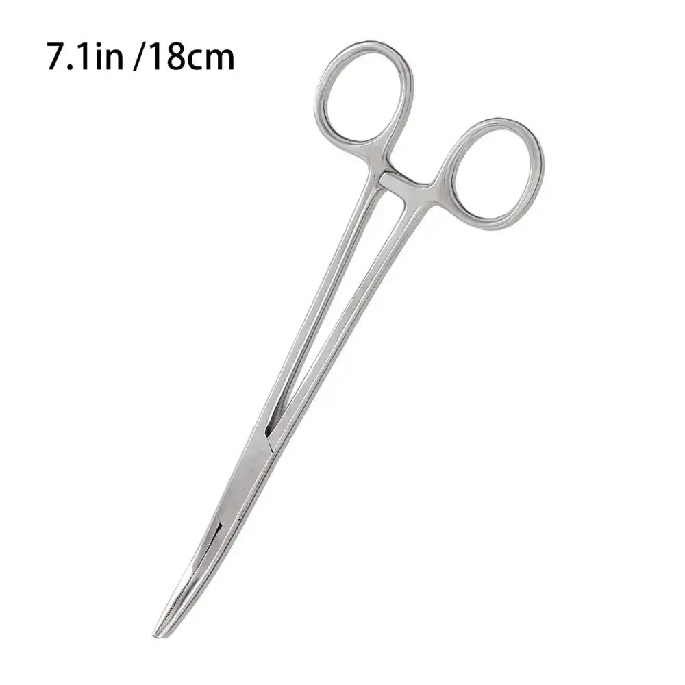 Curved Tip Stainless Steel Hook Remover Pliers for Precision